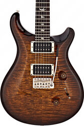 Double cut electric guitar Prs USA Custom 24 - Black gold burst