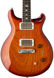 Double cut electric guitar Prs USA S2 Mira 594 - dark cherry sunburst