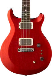 Double cut electric guitar Prs USA S2 Mira 594 Satin - Red Apple Metallic