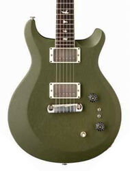 Double cut electric guitar Prs USA S2 Mira 594 Satin - Matcha Green