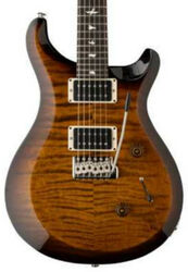 Double cut electric guitar Prs USA S2 Custom 24 (US-Wound Pickups) - Black amber