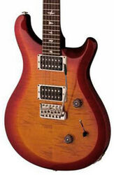 Double cut electric guitar Prs USA S2 Custom 24 - Dark cherry sunburst