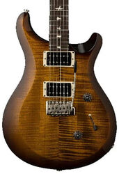 Double cut electric guitar Prs USA S2 Custom 24 - Black amber