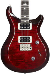 Double cut electric guitar Prs USA S2 Custom 24 - Fire red burst