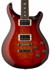 Double cut electric guitar Prs USA S2 McCarty 594 - Dark cherry sunburst