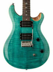 Double cut electric guitar Prs SE CE24 - Turquoise