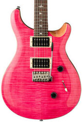 Double cut electric guitar Prs SE Custom 24 - Bonnie pink
