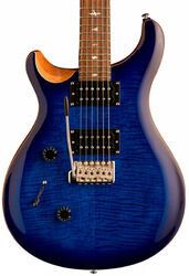 Left-handed electric guitar Prs SE Custom 24 2021 LH - Faded blue burst