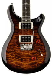 SE Custom 24 Quilt - black gold burst