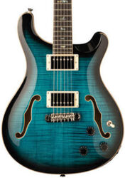 Semi-hollow electric guitar Prs SE Hollowbody II Piezo 2020 - Peack blue smokeburst