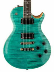 Single cut electric guitar Prs SE McCarty 594 - turquoise