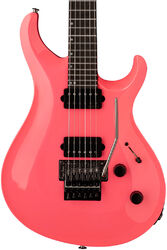 Double cut electric guitar Prs USA Tekton Floyd - Hot pink