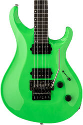 Double cut electric guitar Prs USA Tekton Floyd - Neon green