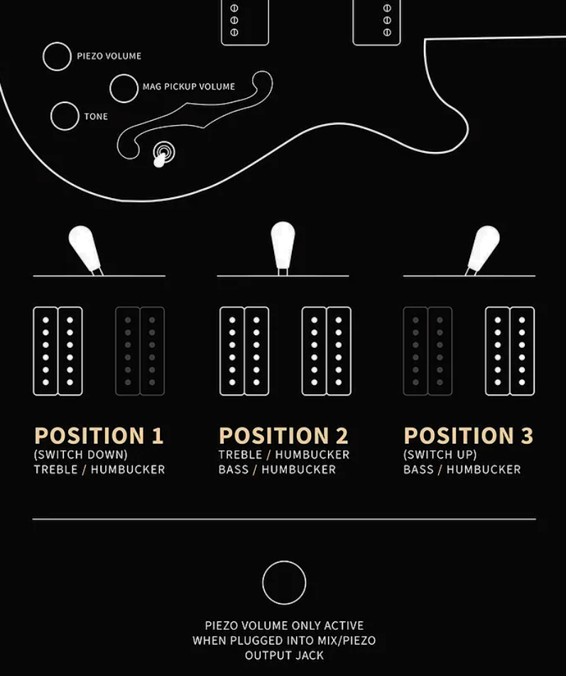 Prs Hollowbody Ii Piezo Se (wing Tuners) 2h Ht Eb - Peacock Blue Burst - Semi-hollow electric guitar - Variation 3