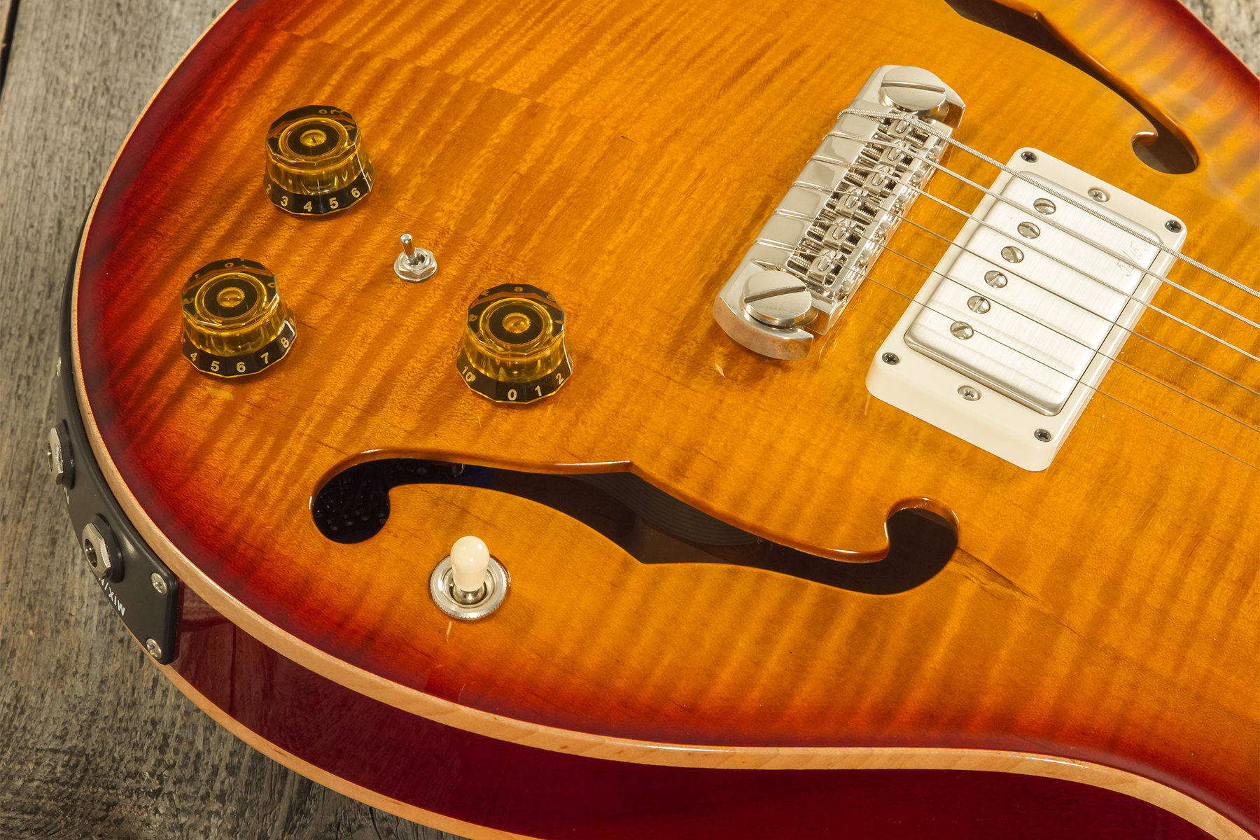 Prs Hollowbody Ii Piezo Usa 2h Ht Eb #230365749 - Dark Cherry Burst - Semi-hollow electric guitar - Variation 3