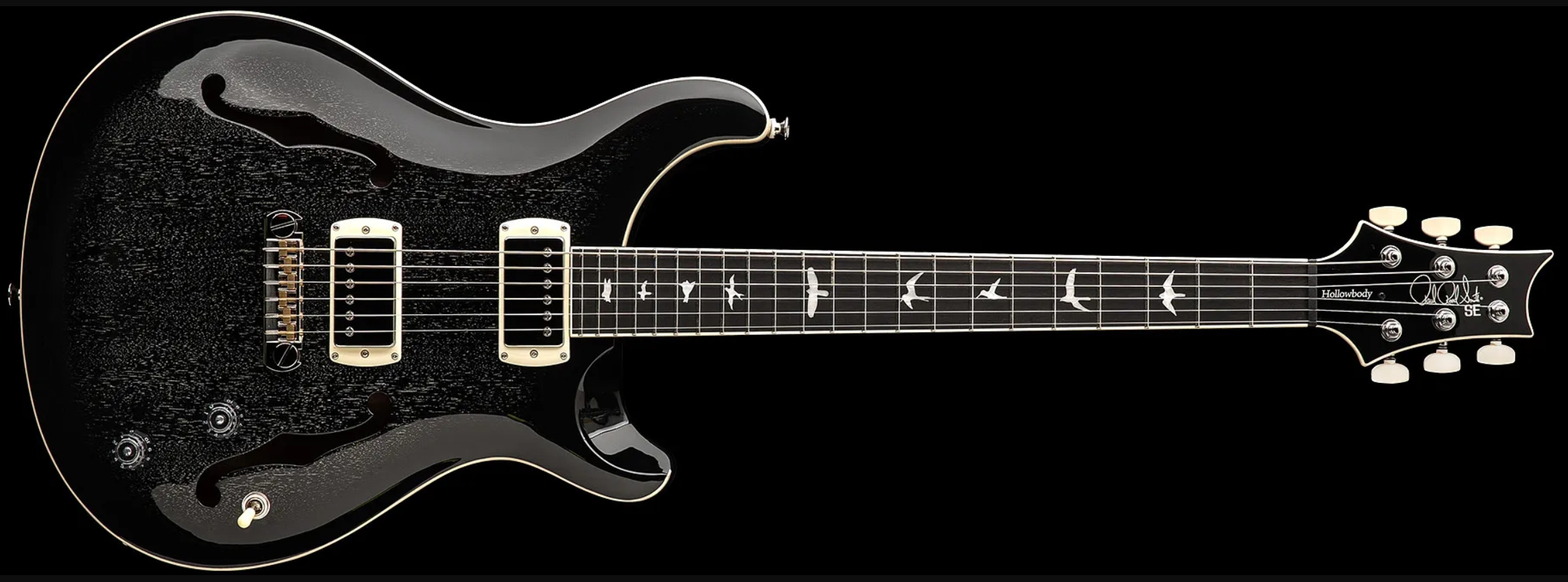 Prs Hollowbody Standard Se 2h Ht Eb - Dog Hair Smokeburst - Semi-hollow electric guitar - Variation 2