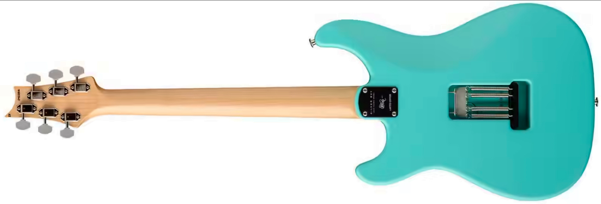 Prs John Mayer Silver Sky Bolt-on Usa Ltd Trem 3s Rw - Wild Blue Satin - Double cut electric guitar - Variation 1