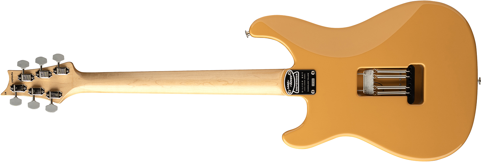 Prs John Mayer Silver Sky Defender Bolt-on Usa Ltd Trem 3s Rw - Sandglow Yellow - Str shape electric guitar - Variation 1