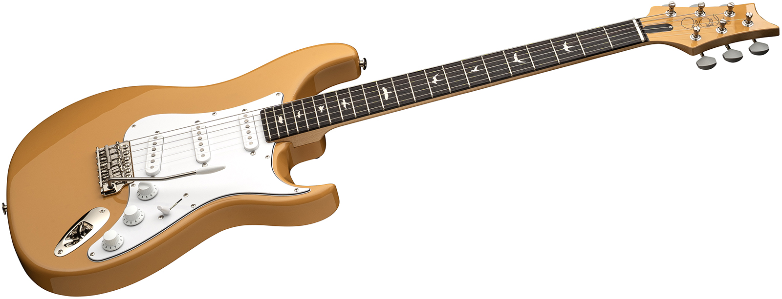 Prs John Mayer Silver Sky Defender Bolt-on Usa Ltd Trem 3s Rw - Sandglow Yellow - Str shape electric guitar - Variation 2