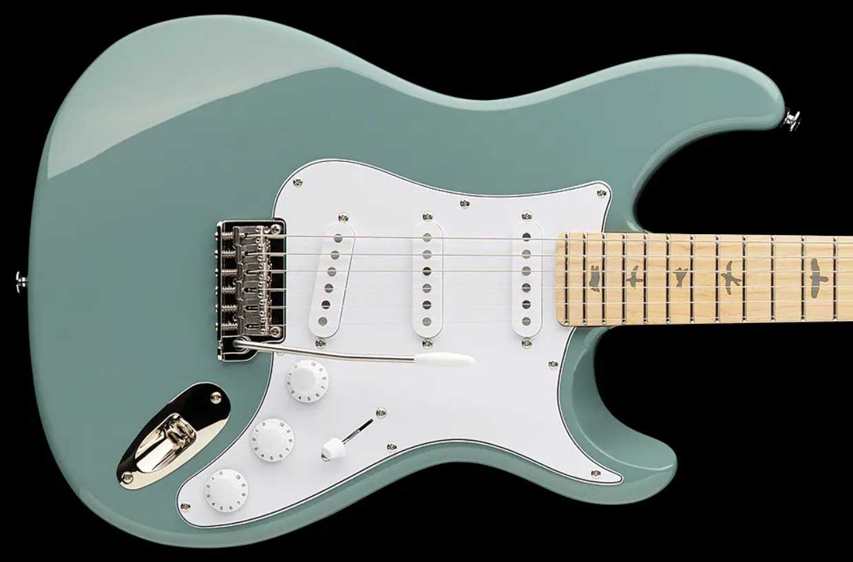 Prs John Mayer Silver Sky Maple Se Signature 3s Trem Mn - Stone Blue - Str shape electric guitar - Variation 1