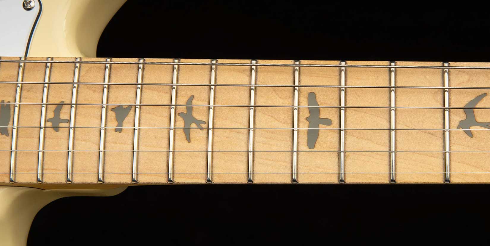 Prs John Mayer Silver Sky Maple Se Signature 3s Trem Mn - Moon White - Str shape electric guitar - Variation 4