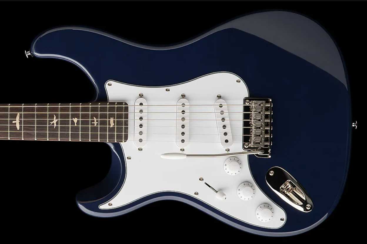 Prs John Mayer Silver Sky Rosewood Lh Se Signature Gaucher 3s Trem Rw - Trad Blue - Str shape electric guitar - Variation 1