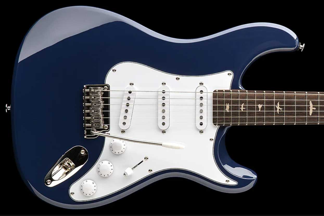 Prs John Mayer Silver Sky Rosewood Se Signature 3s Trem Rw - Trad Blue - Str shape electric guitar - Variation 1