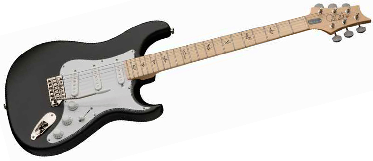 Prs John Mayer Silver Sky Usa Signature 3s Trem Mn - Faded Black Tee Satin - Str shape electric guitar - Variation 1