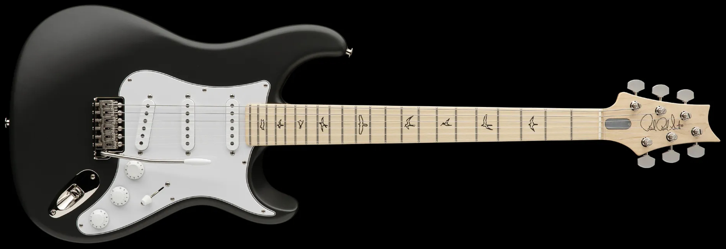 Prs John Mayer Silver Sky Usa Signature 3s Trem Mn - Faded Black Tee Satin - Str shape electric guitar - Variation 3