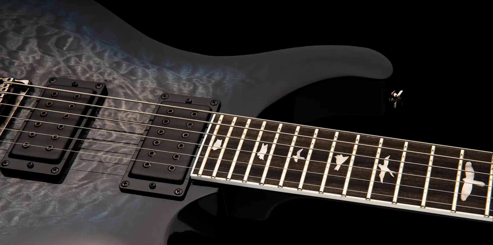 Prs Mark Holcomb Se Signature 2h Seymour Duncan Ht Eb - Holcomb Blue Burst - Metal electric guitar - Variation 3