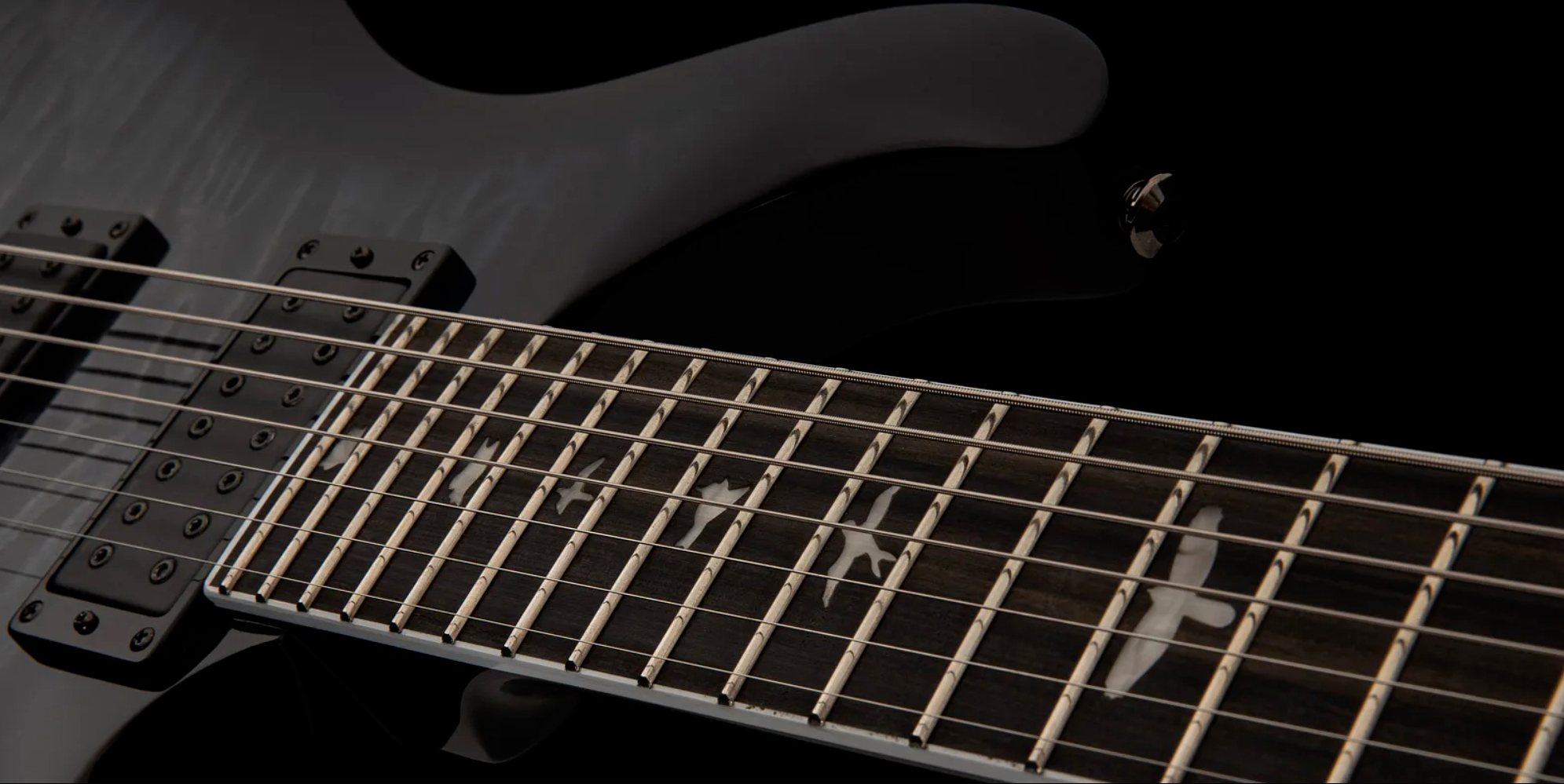 Prs Mark Holcomb Svn Se Signature 7c Baryton 2hseymour Duncan  Ht Eb - Holcomb Blue Burst - Baritone guitar - Variation 3