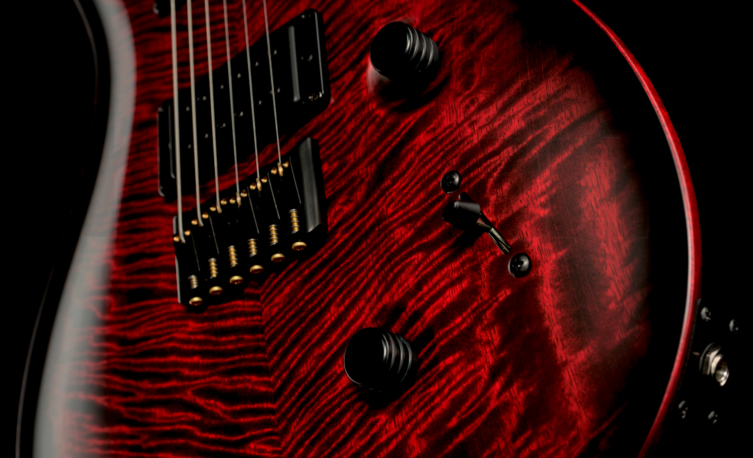 Prs Mark Holcomb Usa Signature 2h Seymour Duncan Ht Eb - Fire Smokeburst - Double cut electric guitar - Variation 4