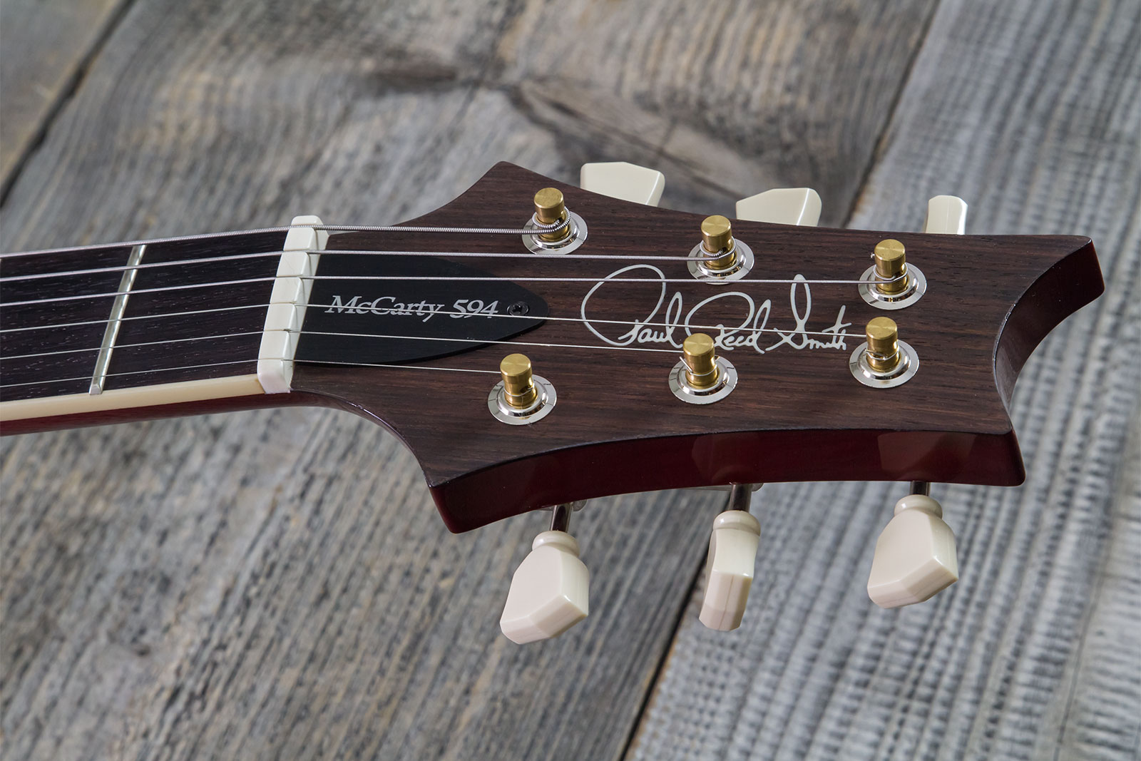 Prs Mccarty 594 Hand-signed Usa 2h Ht Rw #0362902 - Fire Red Burst - Double cut electric guitar - Variation 6