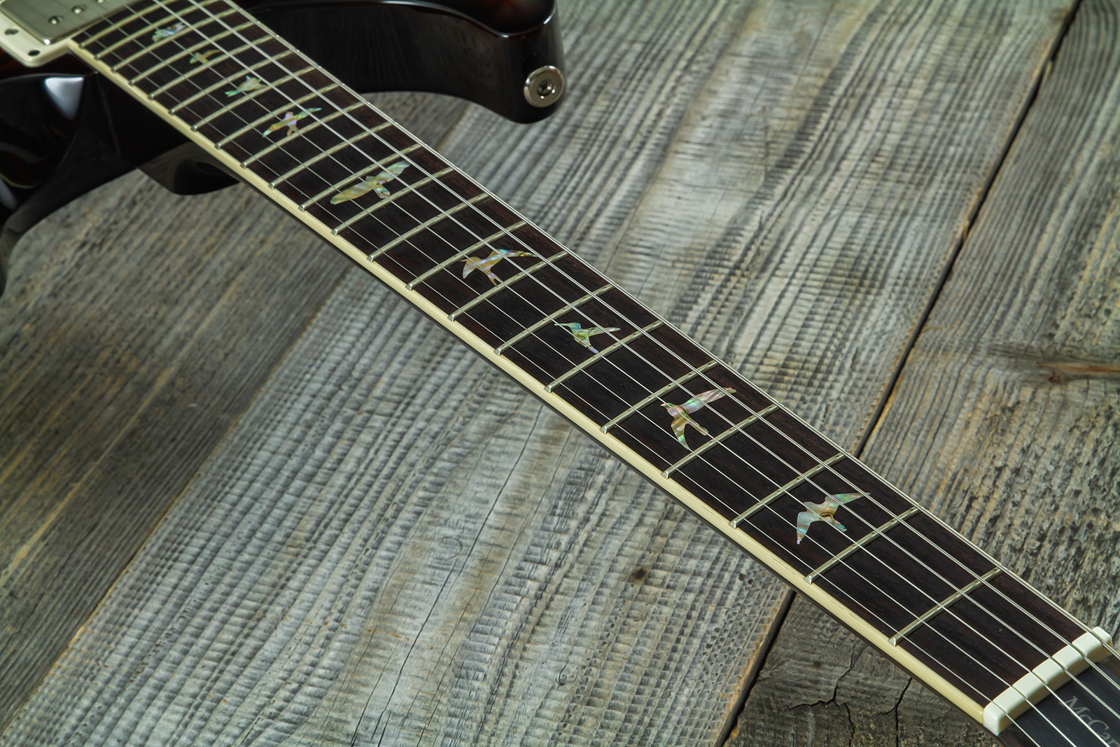 Prs Mccarty 594 Hand-signed Usa 2h Ht Rw #0377741 - Black Gold Wraparound Burst - Double cut electric guitar - Variation 5