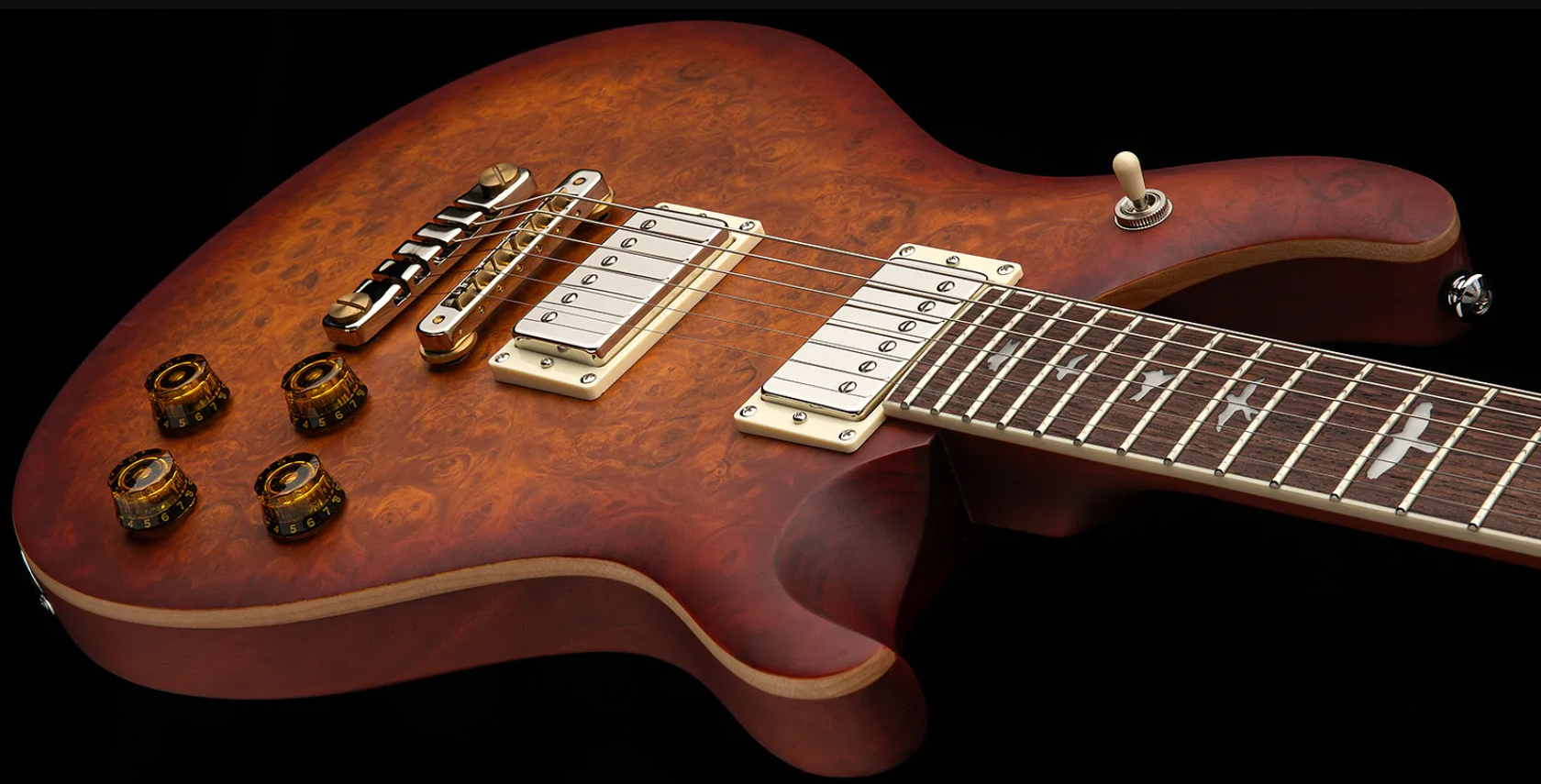 Prs Mccarty 594 Laurel Burl Se Exotic Veneer Trem 2h Rw - Vintage Sunburst - Single cut electric guitar - Variation 2