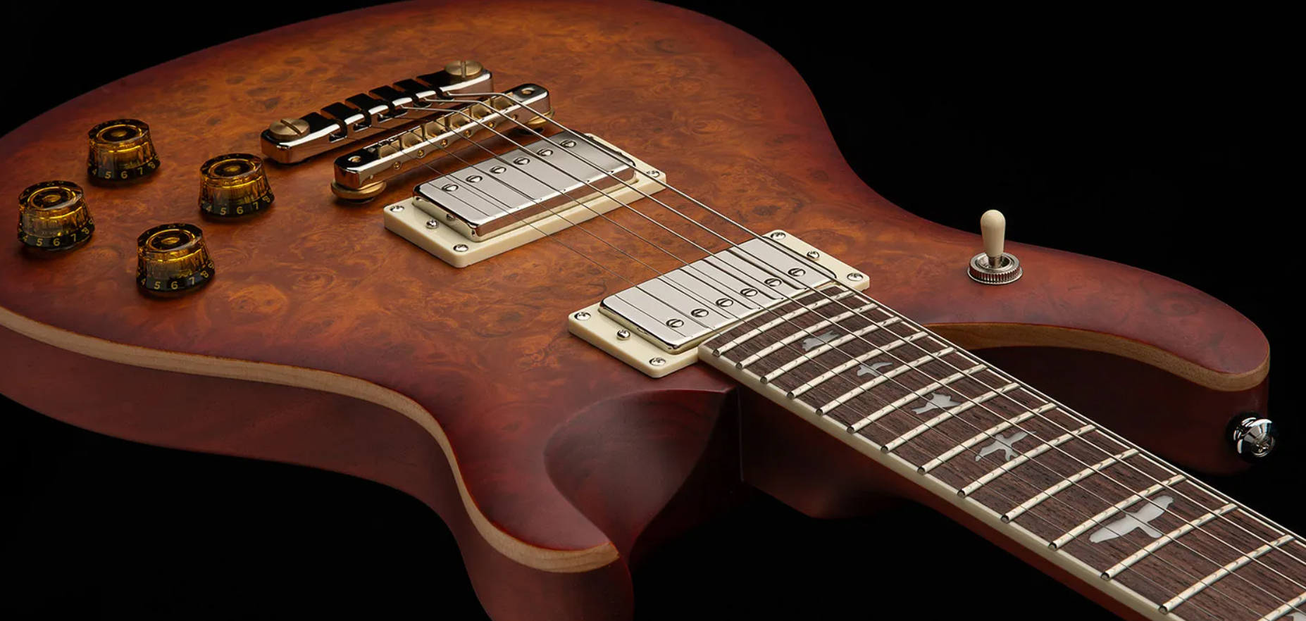 Prs Mccarty 594 Laurel Burl Se Exotic Veneer Trem 2h Rw - Vintage Sunburst - Single cut electric guitar - Variation 3