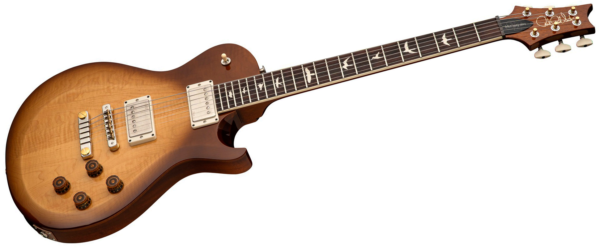 Prs Mccarty 594 Singlecut S2 Usa 2h 58/15lt Ht Rw - Vintage Natural - Single cut electric guitar - Variation 2