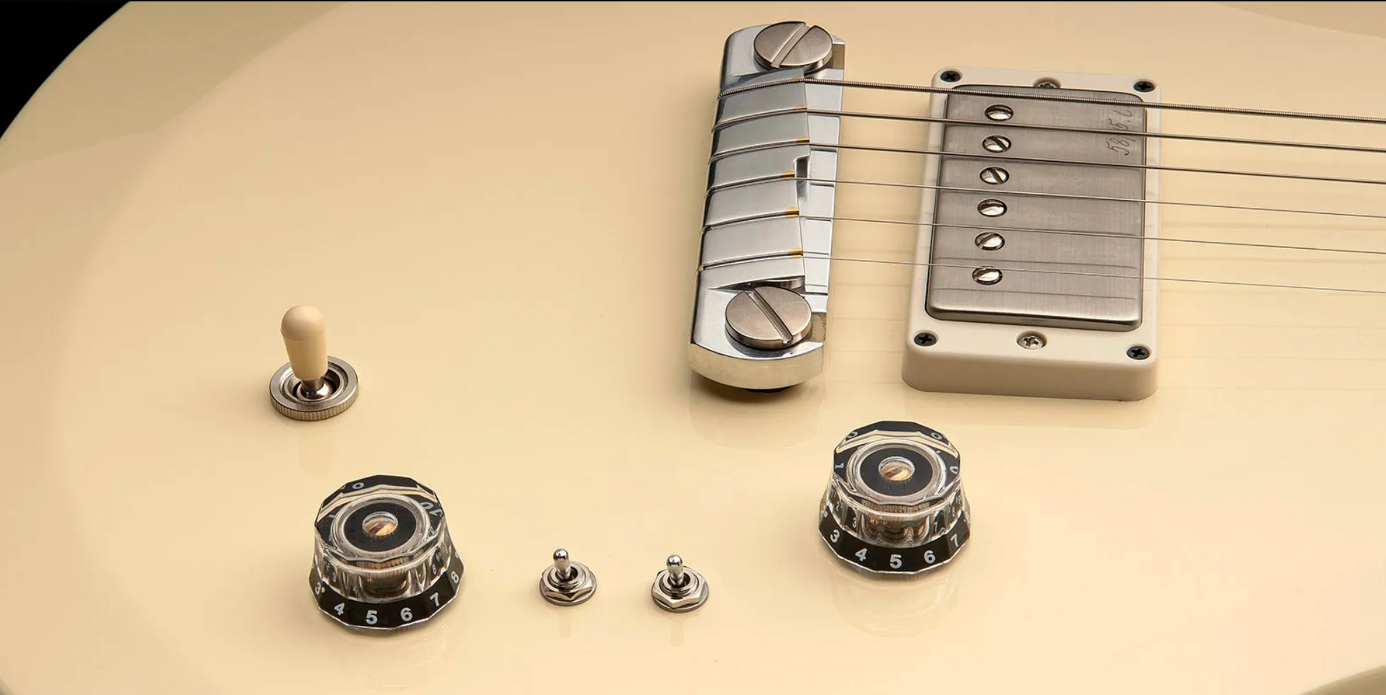 Prs Mira 594 S2 Usa 2h Ht Rw - Antique White - Double cut electric guitar - Variation 3