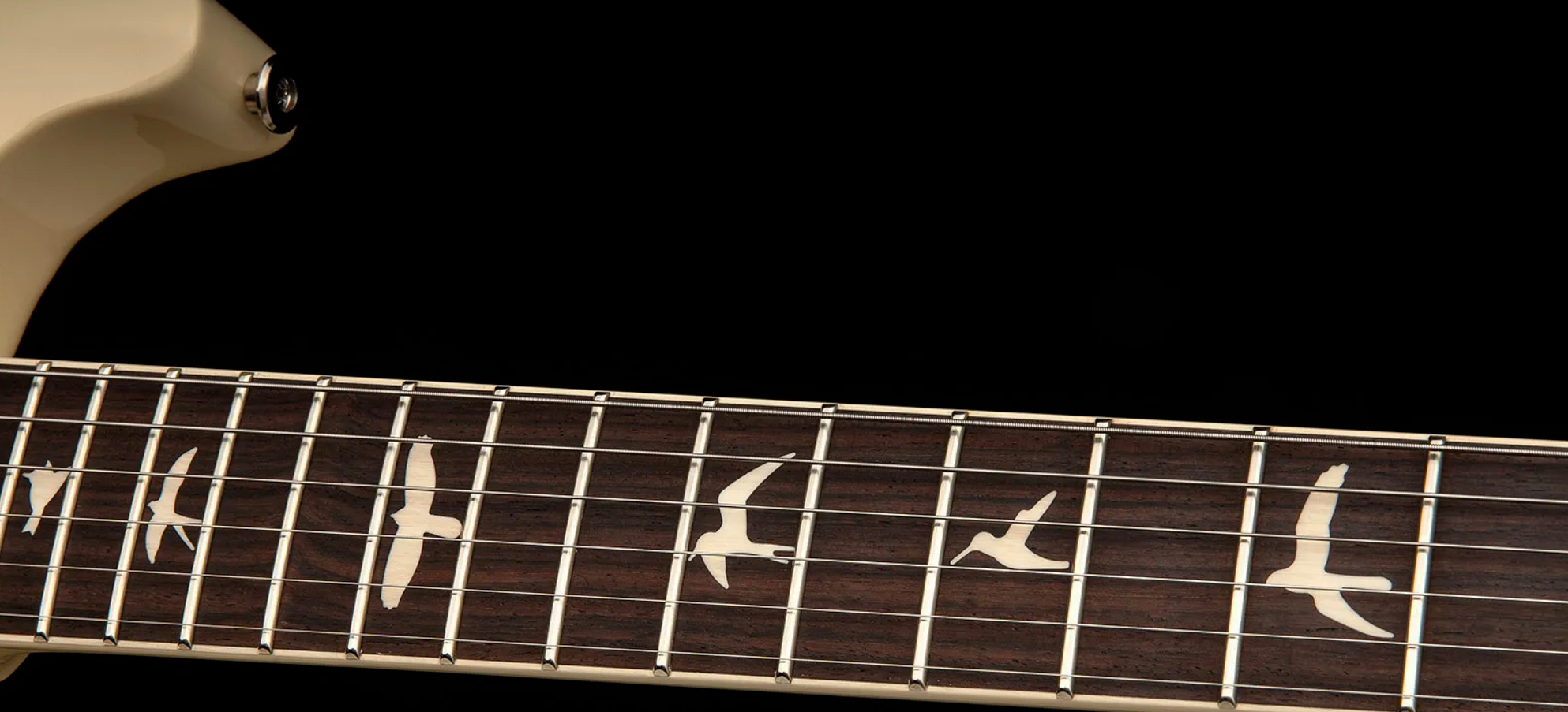 Prs Mira 594 S2 Usa 2h Ht Rw - Antique White - Double cut electric guitar - Variation 4