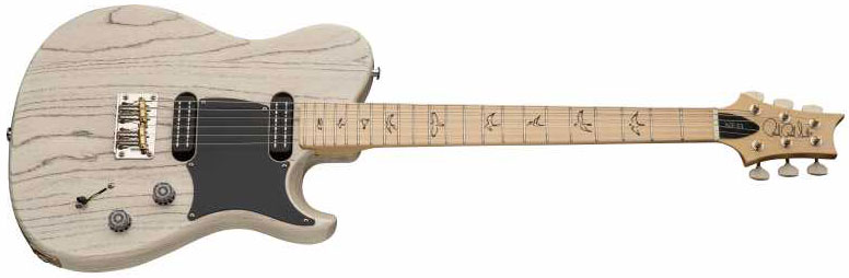 Prs Nf 53 Bolt-on Usa 2mh Ht Mn - White Doghair - Single cut electric guitar - Variation 1