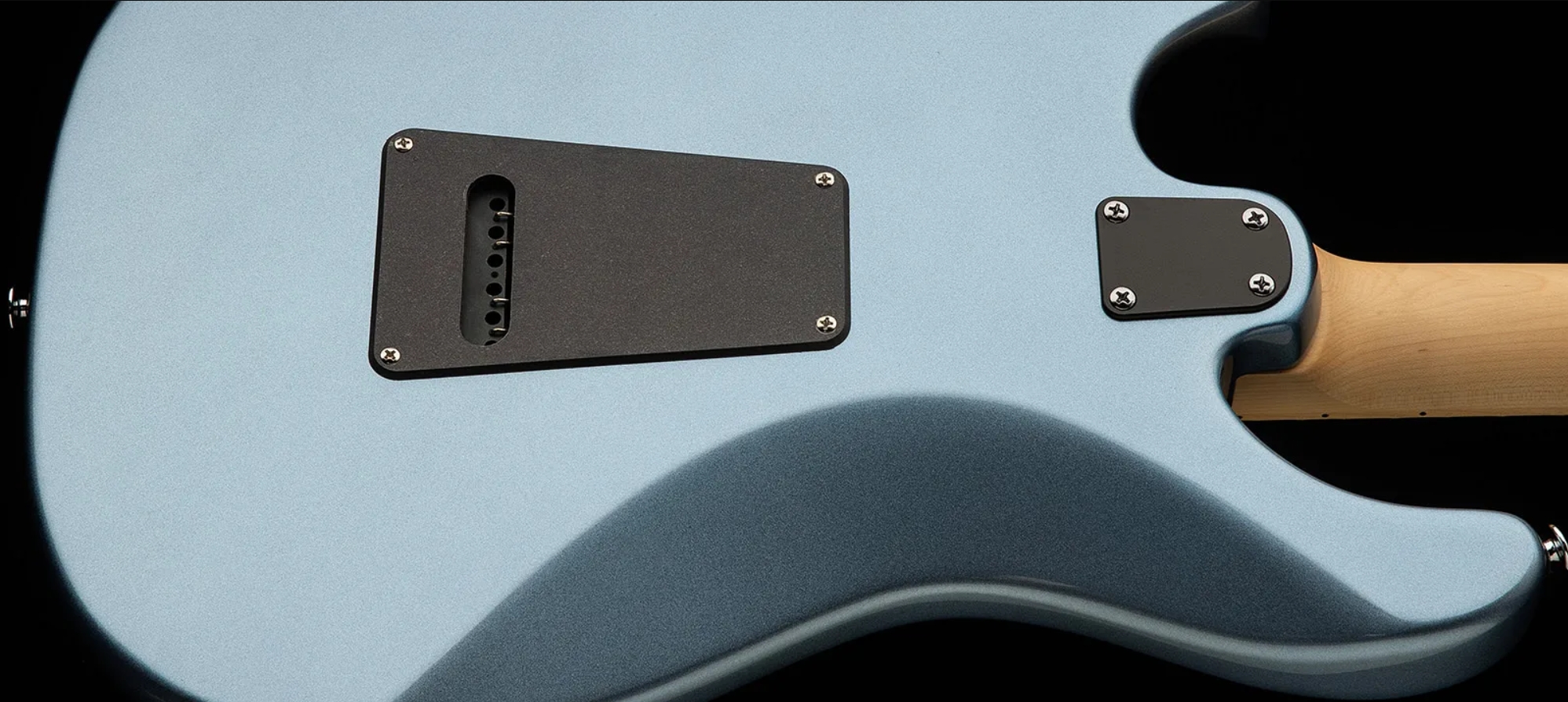 Prs Nf3 Maple Se Bolt-on 3mh Trem Mn - Ice Blue Metallic - Double cut electric guitar - Variation 6