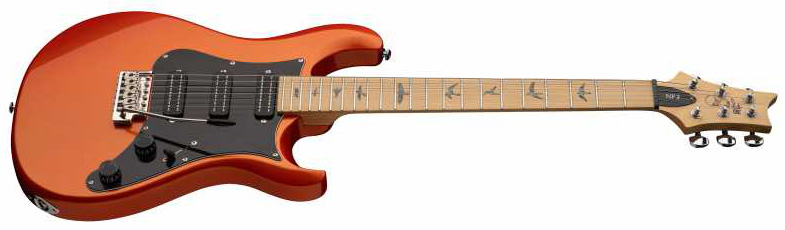 Prs Nf3 Se 3h Mini-humb. Trem Mn - Metallic Orange - Double cut electric guitar - Variation 1