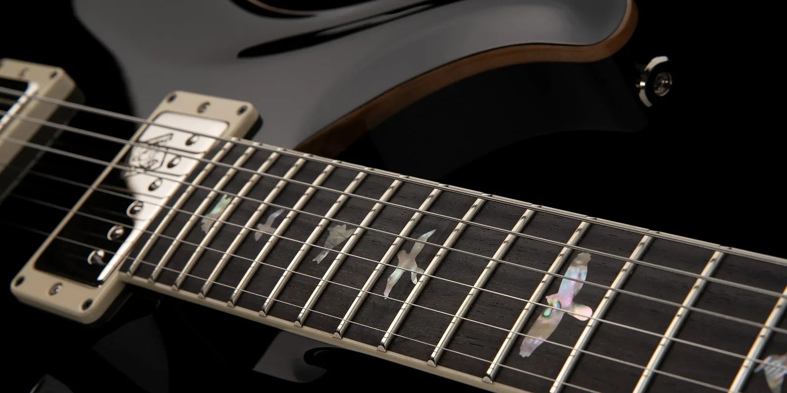 Prs Robben Ford Mccarty Ltd 2h Ht Bla - Black - Double cut electric guitar - Variation 3