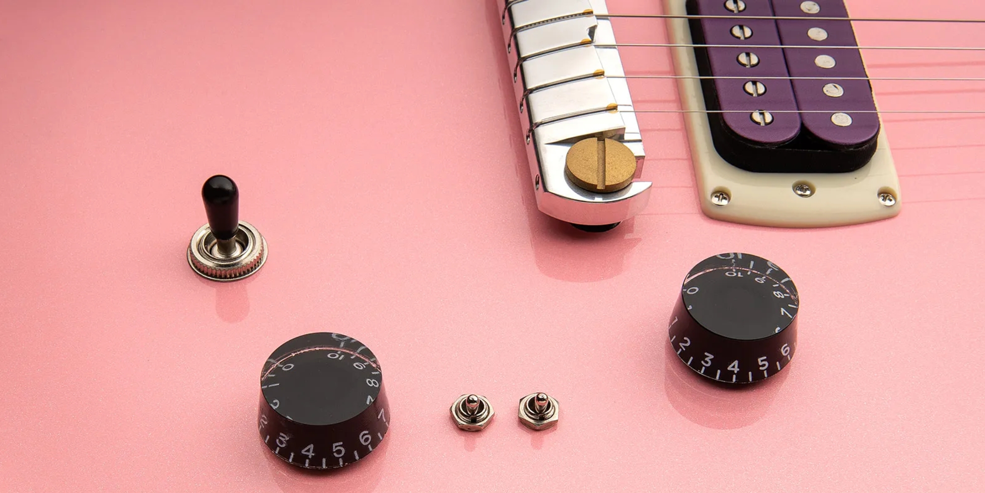 Prs Rock Lady Custom 24-08 Se Ltd 2h Ht Rw - Pearl Pink - Double cut electric guitar - Variation 2