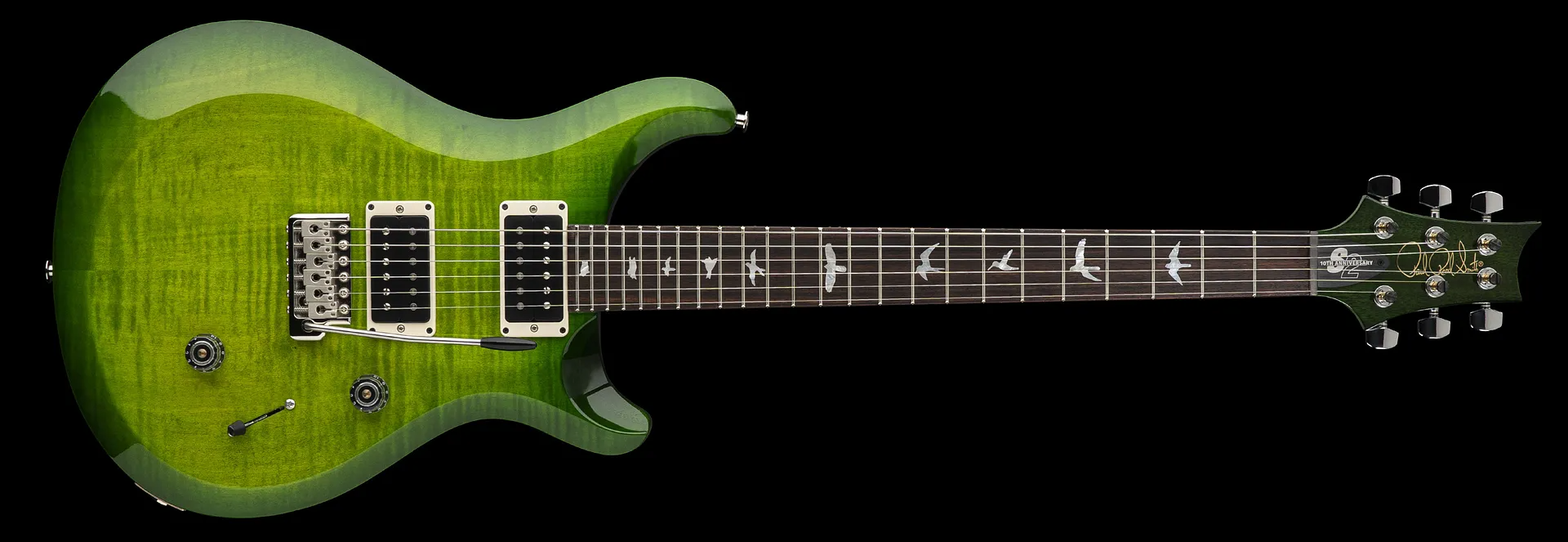 Prs S2 Custom 24 10th Ann. Ltd Usa 2023 2h Trem Rw - Eriza Verde - Double cut electric guitar - Variation 2