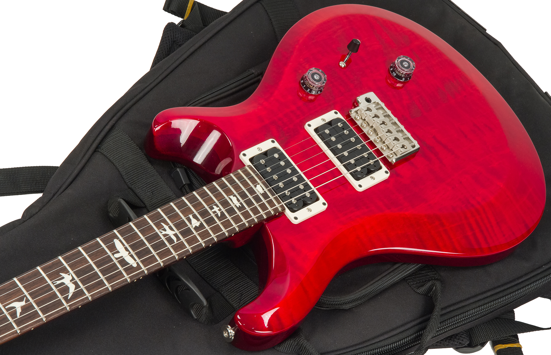 Prs S2 Custom 24 Usa Hh Trem Rw - Scarlet Red - Double cut electric guitar - Variation 2