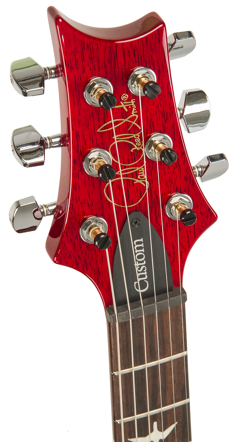 Prs S2 Custom 24 Usa Hh Trem Rw - Scarlet Red - Double cut electric guitar - Variation 4
