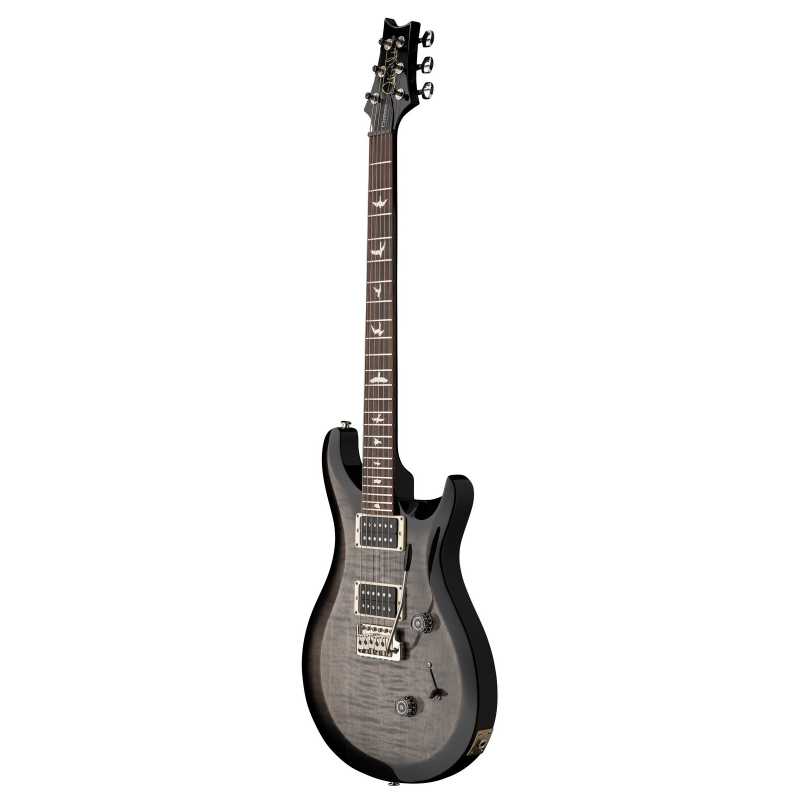 Prs S2 Custom 24 Usa 2024 Hh Trem Rw - Faded Gray Black Burst - Double cut electric guitar - Variation 1