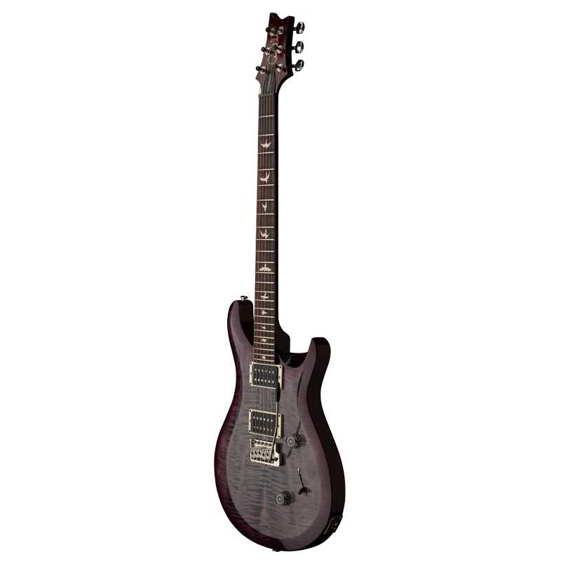 Prs S2 Custom 24 Usa 2024 Hh Trem Rw - Faded Gray Black Purple Burst - Double cut electric guitar - Variation 1