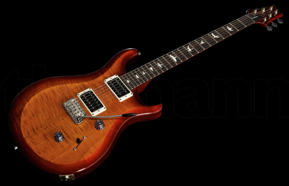 Prs S2 Custom 24 Usa 2h Trem Rw - Dark Cherry Sunburst - Double cut electric guitar - Variation 1